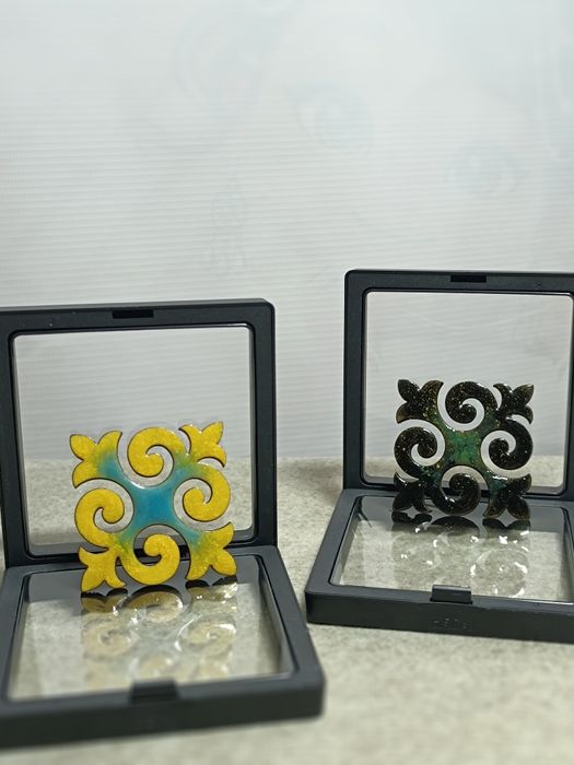 Брошки в этно стиле ручной работы