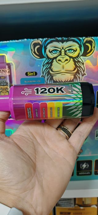 Vape 120.000 Puffs 5 Arome Reincarcabil Display Display