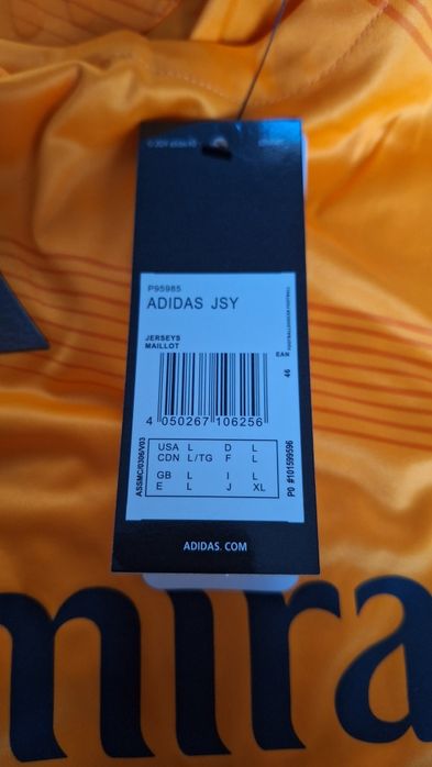 Tricou Real Madrid Away Portocaliu 24/25