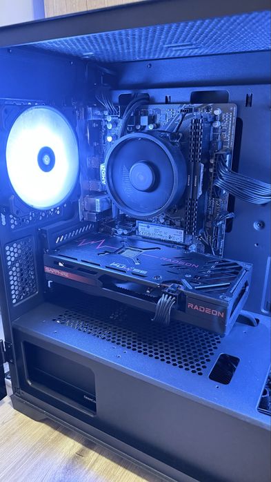 PC AMD Ryzen 5 5500, Sapphire RX7600 8gb, 32GB 3200mhz, 1TB nv2 SSD