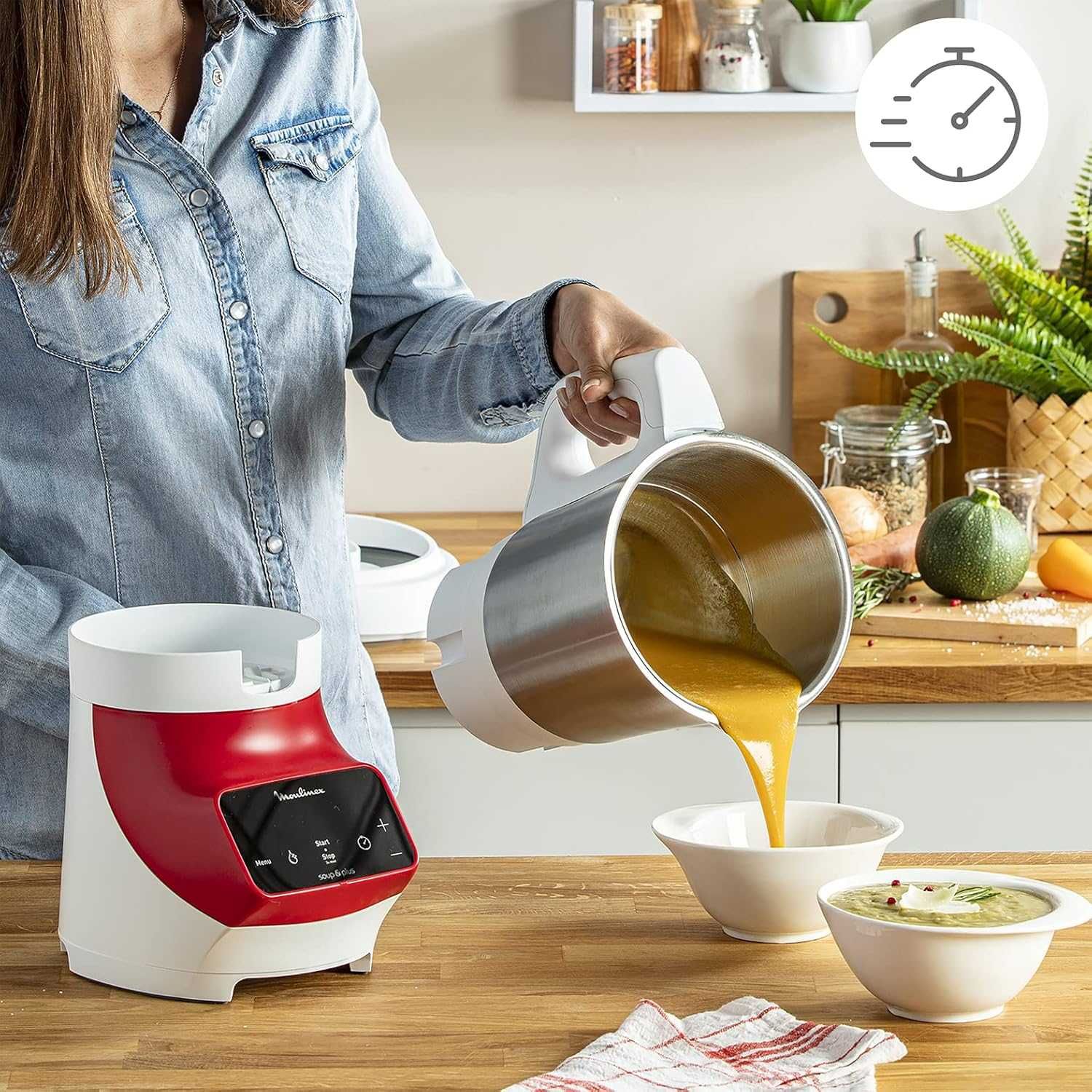 Миксер Moulinex Soup&Plus (LM924500) 1100W пасатор