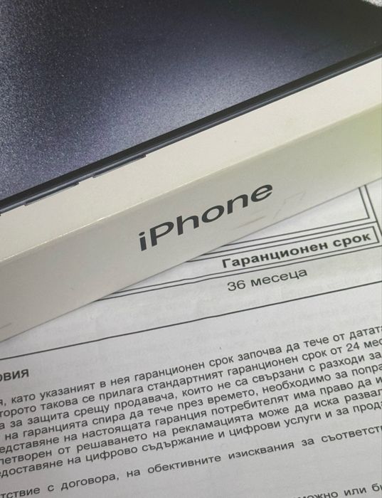 КАТО НОВ 256GB iPhone 15 Pro Yettel Гаранция 2026 Titanium Blue