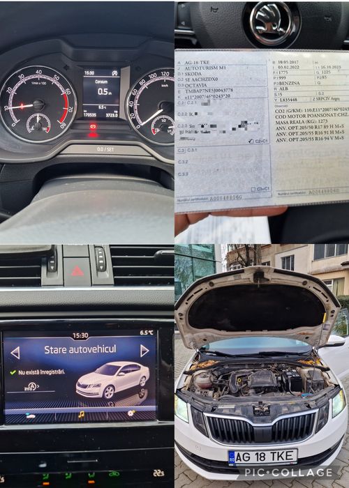 Skoda Octavia  Berlina 2017 1.0 Benzina  115cp 6+1 Viteze Km Reali