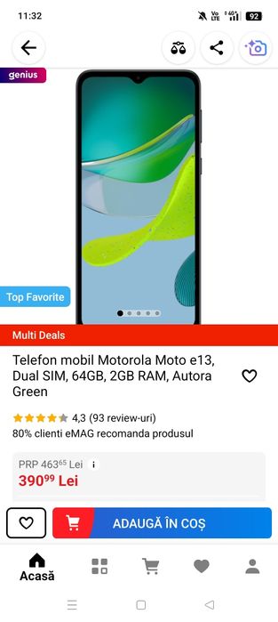 Motorola motoE13