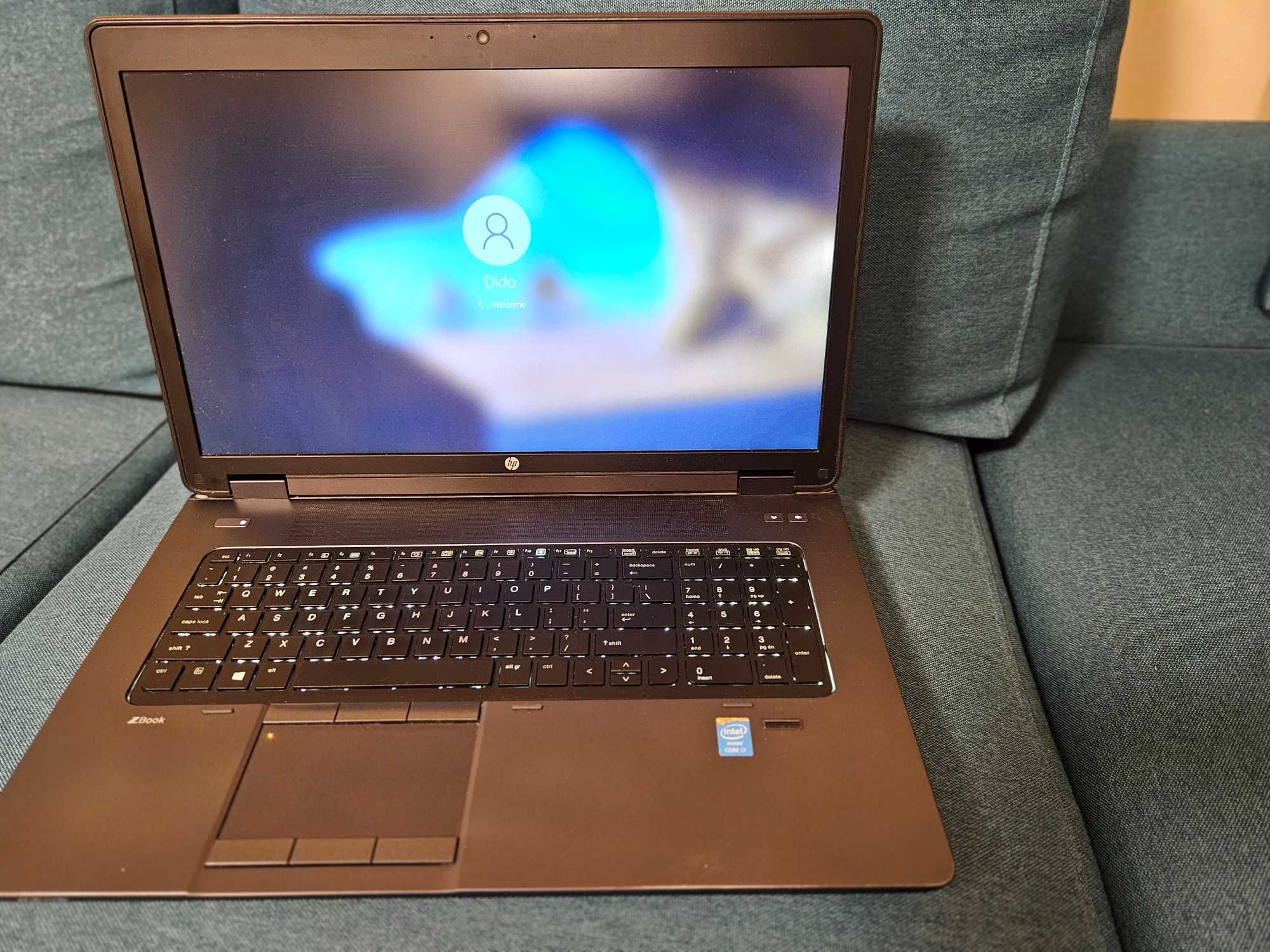 Лаптоп HP ZBook 17" i7, 16GB, 2TB HDD + 256GB SSD