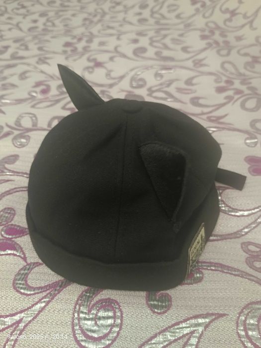 докер с ушками женский черный