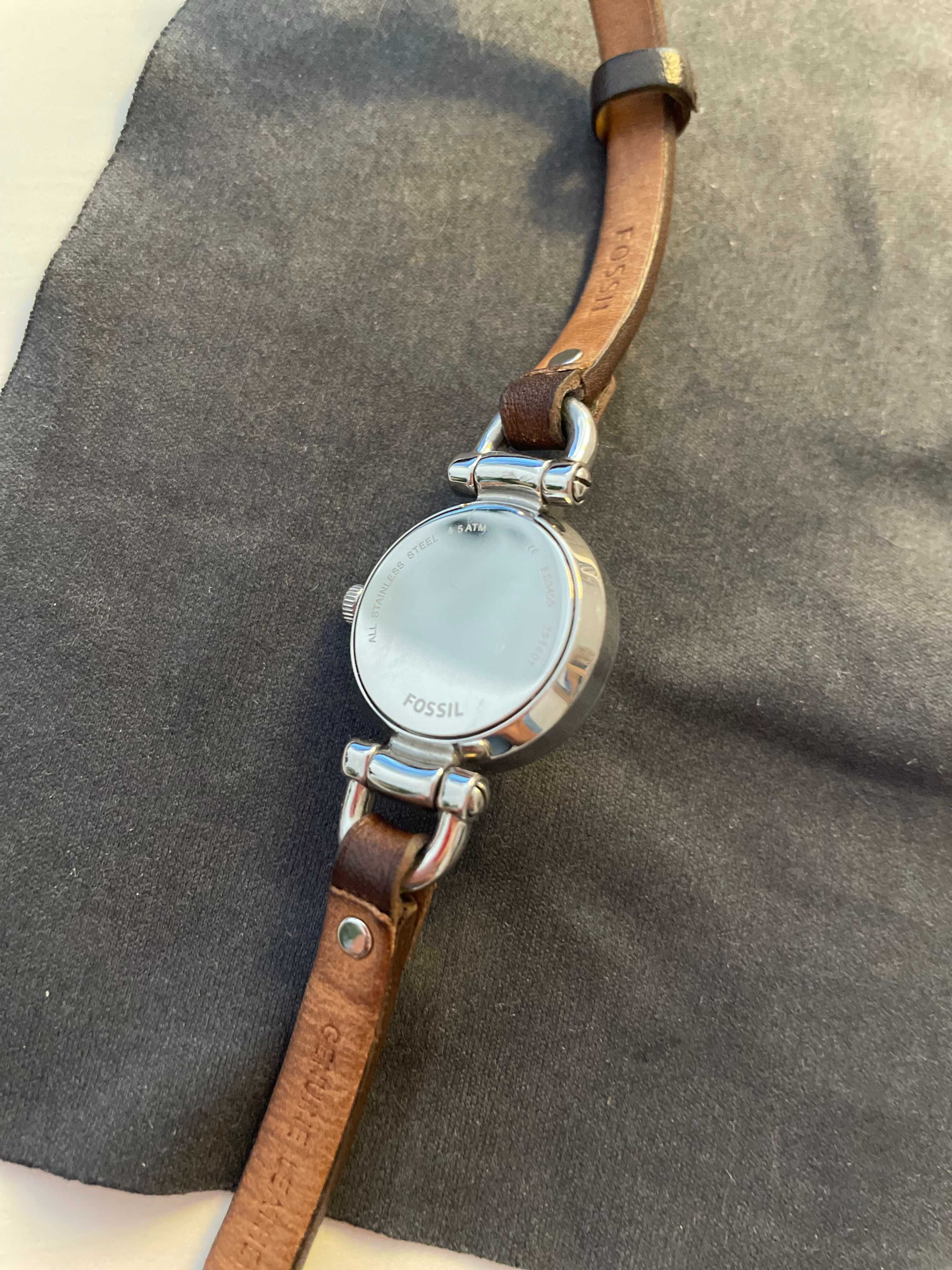 Fossil dama, curea piele, original