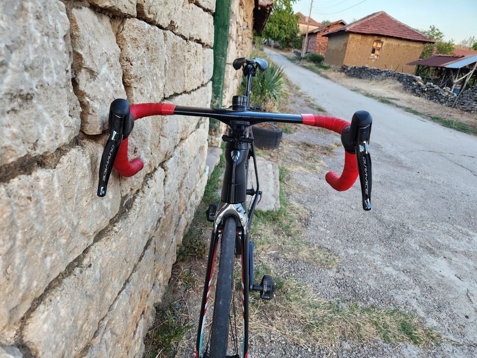 Оригинален шосеен велосипед Trek Madone 9 с ел. скорости и powermeter