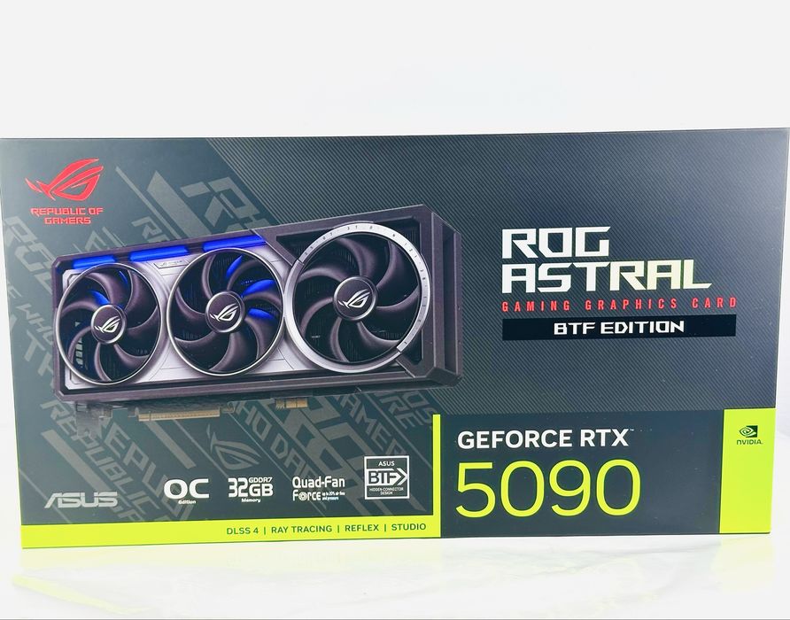 НОВА! Asus ROG ASTRAL RTX 5090 32GB BTF Edition Gaming OC
