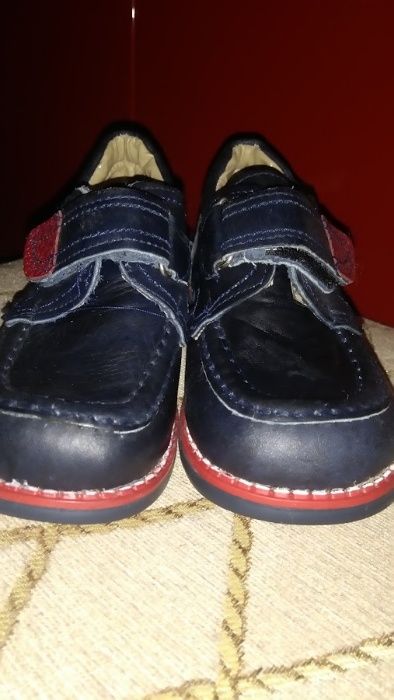 Pantofi nr. 23, navy blue, piele naturala - NOI