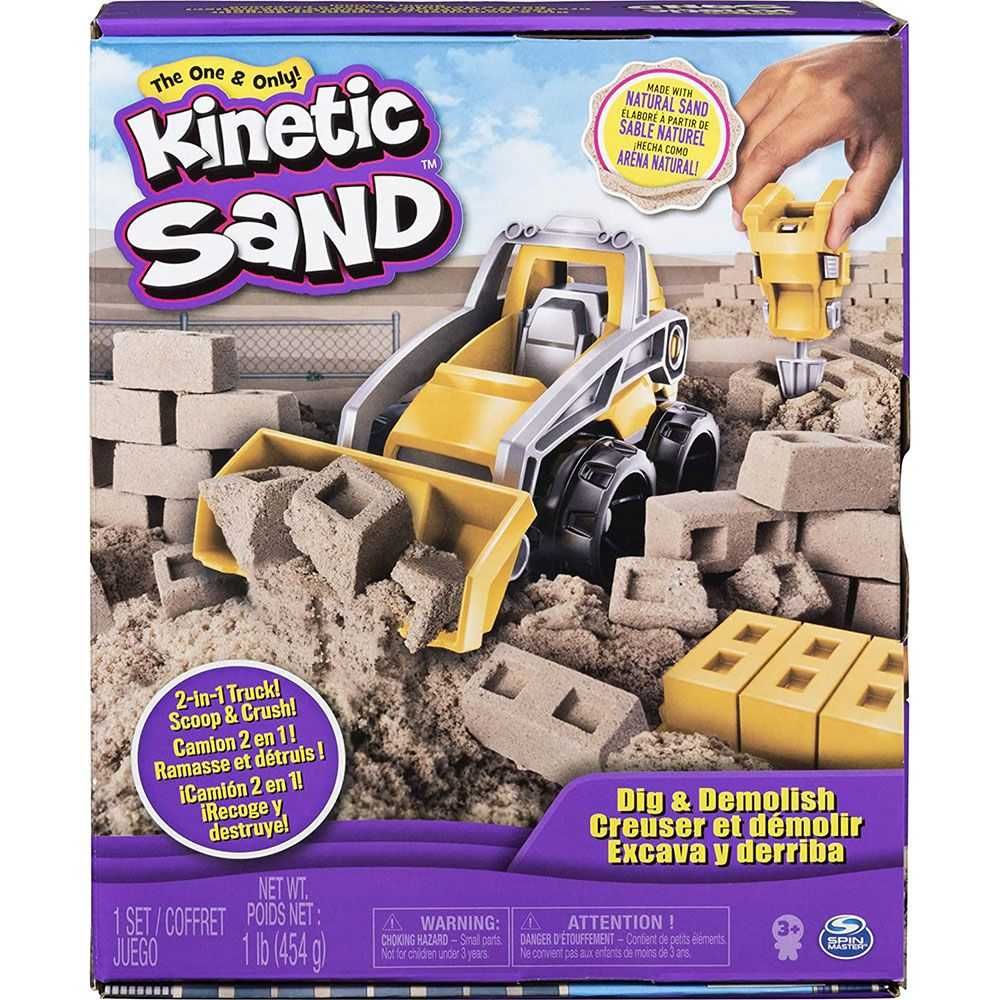 Кинетичен пясък Kinetic Sand моделиращ Несъхнещ Spin Master - 2 модела