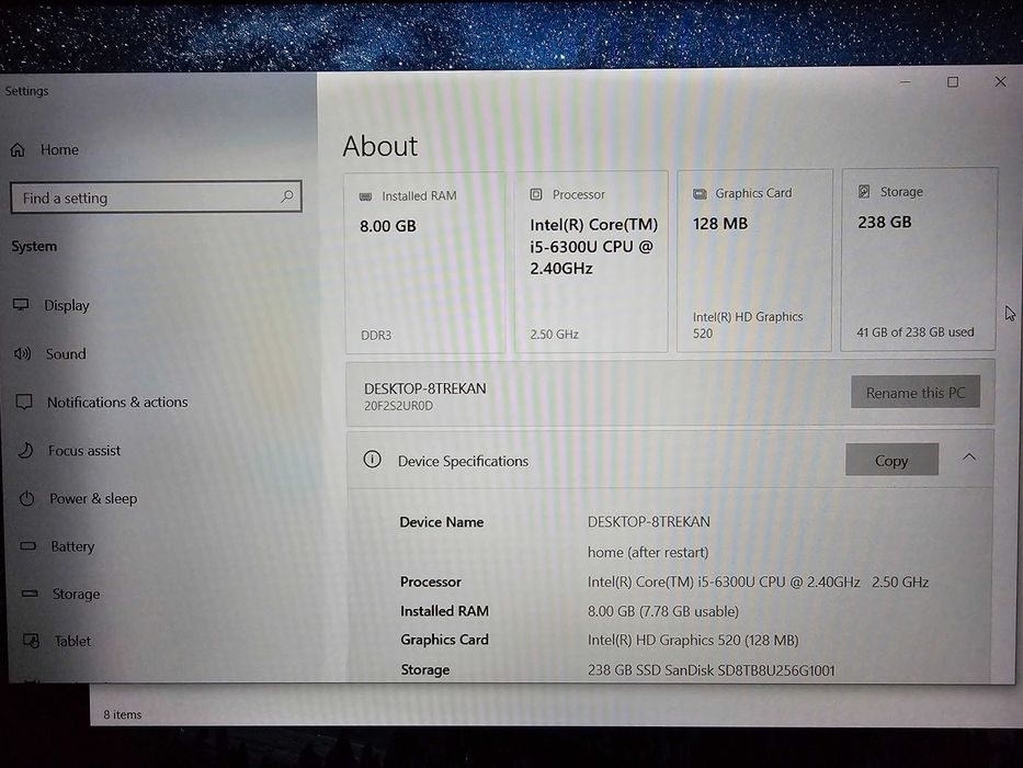 Laptop Lenovo thinkpad L560