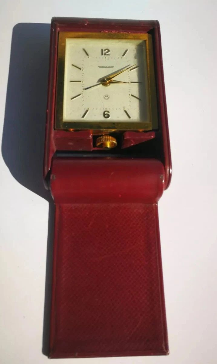 Jaeger Lecoultre 8 Day Travel Alarm CEAS de Masa Ref.365 884 Functiona