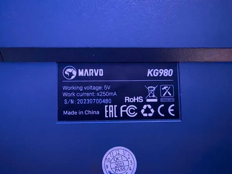 Tastatura gaming mecanica Marvo KG980