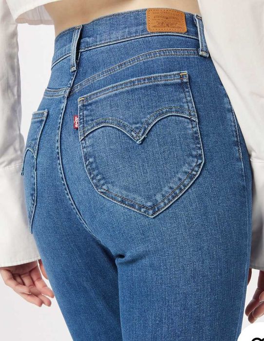 Дънки Levi’s Retro High Skinny Jeans, сини, размер 28