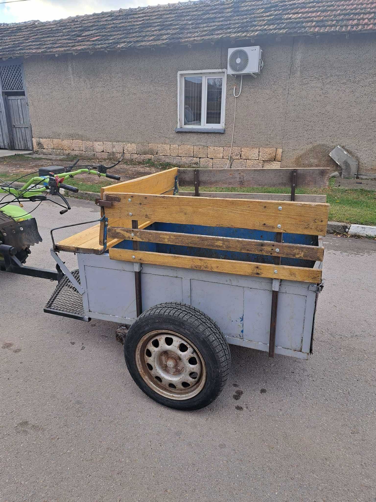 Мотофреза със ремарке