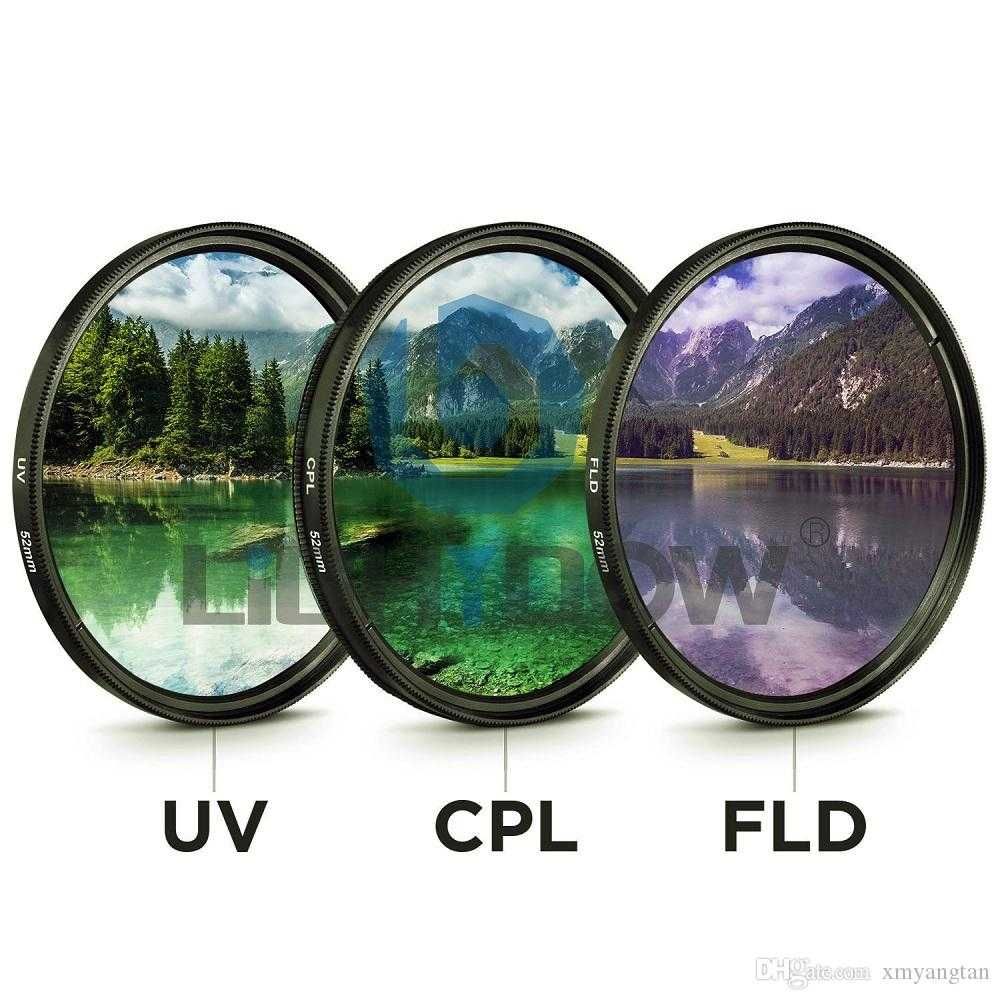 Фильтры ND8, 16, 32 CPL UV для дрона Фантом DJI Phantom 3 / 4 / Pro