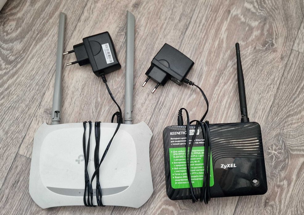 Роутер TL-WR850N N300 Wi-Fi роутер и ZyXEL Keenetic Start