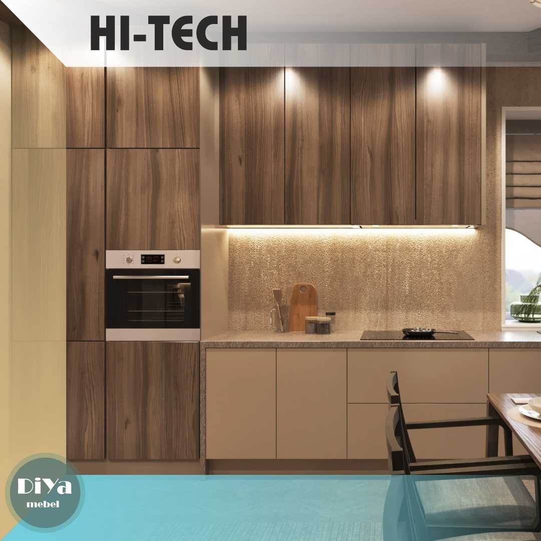 Hi-tech oshxona mebel, кухонная мебель хай-тек