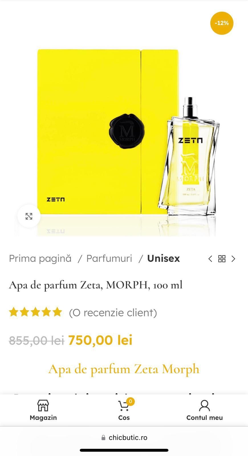 Parfum Morph Zeta