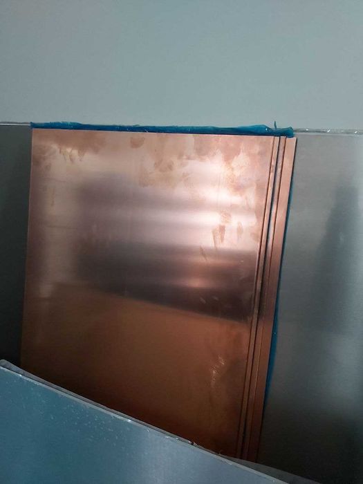 Медные листы 600х1500мм М1