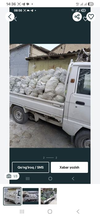 Musor tashish xizmati vivos musor stroy va mayishiy musorlar eski