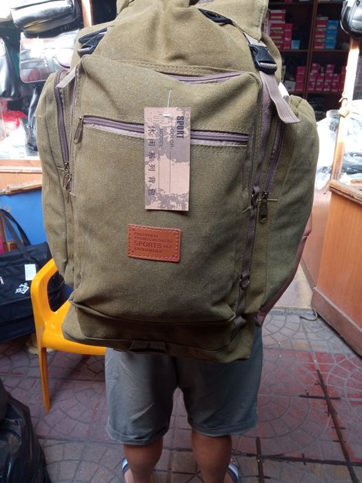 Раница от брезент голяма