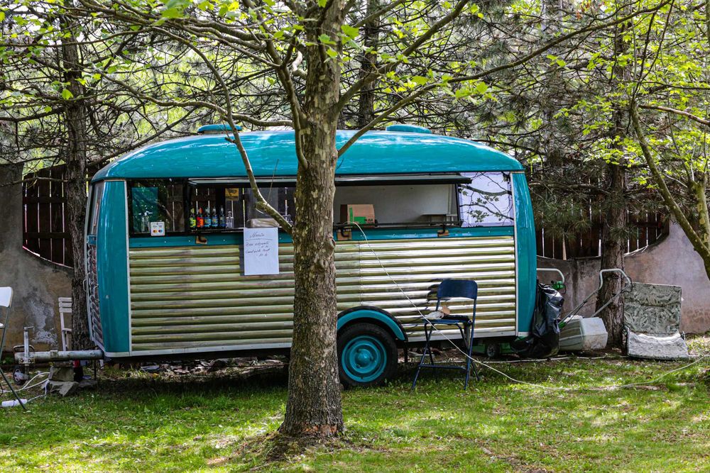 food truck, bar Mobil, van vintage, auto de epoca