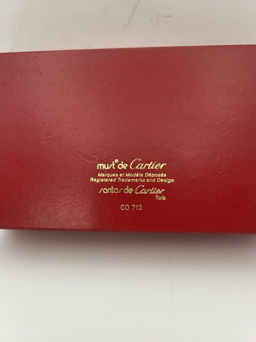 Cartier .Must de Cartier CUTIE de Prezentare Ochelari Rosie 
Originala