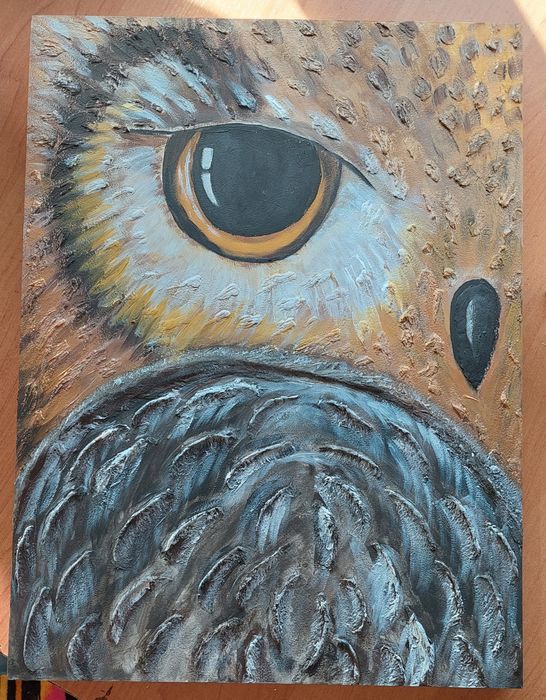 Сова 30×40 для интерьера