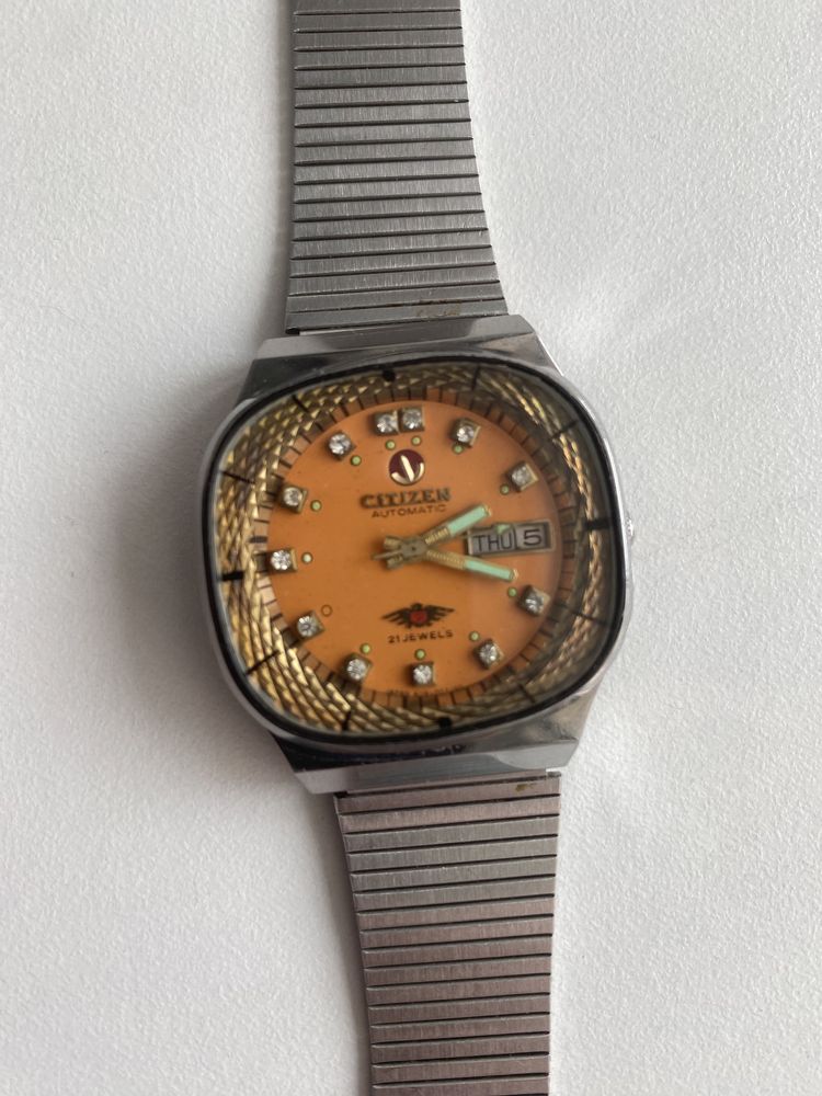 Винтажные часы Citizen колобарация с Rado
