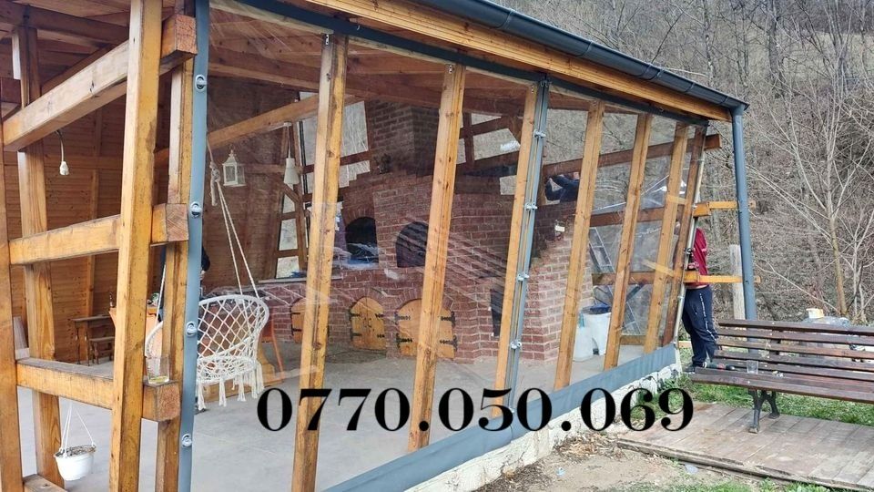 Folie terasa/ terase transparenta