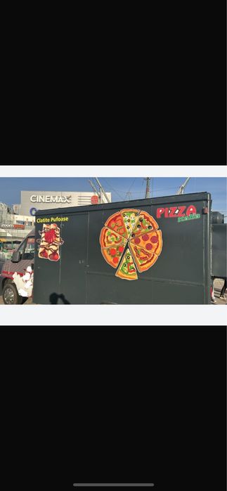 Food truck complet echipat pizza, burgeri , clatite
