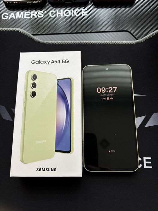 Samsung Galaxy A54, 256GB, 8GB RAM, 5G, Awesome Green
