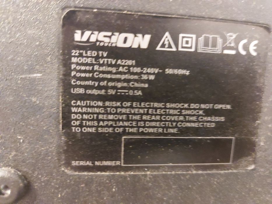 Televizor TV LED LCD Vision Full HD cu Defect 55cm