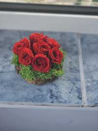 Aranjament trandafiri criogenati,aranjamente florale