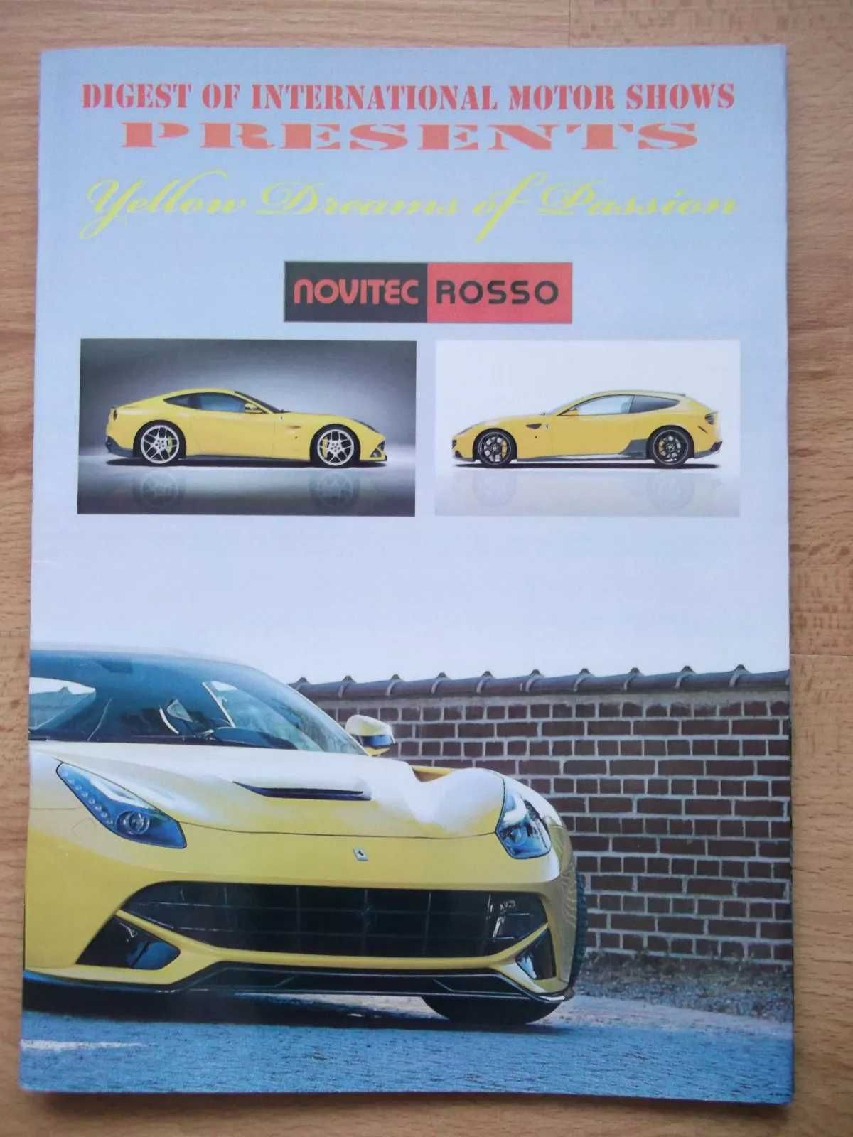 Колекционерски списание брошура автомобили Ferrari 488 GTB  и Novitec