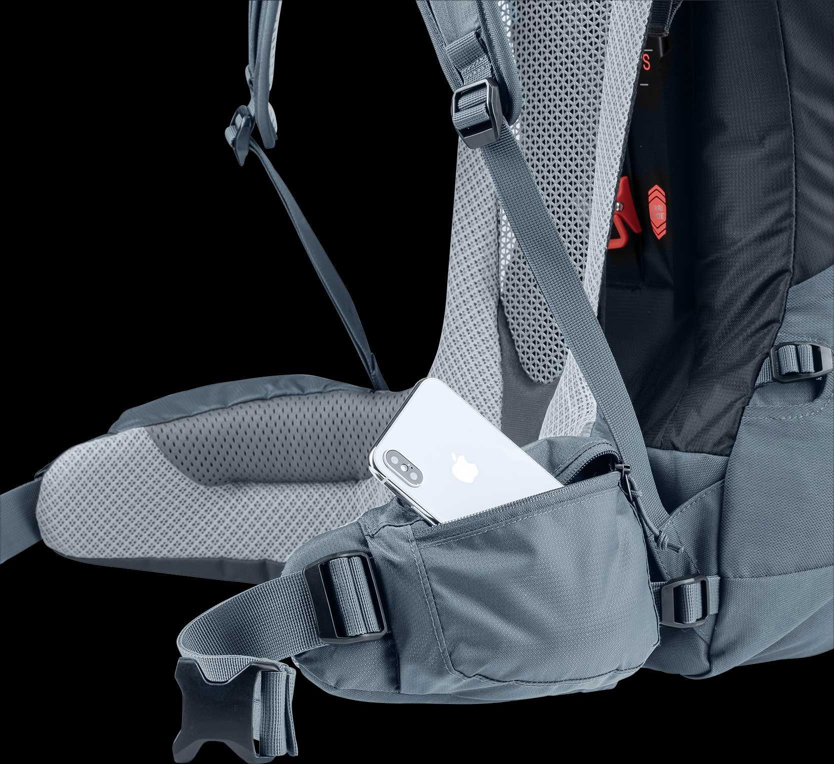 Рюкзак Deuter Futura Air Trek 50+10 л черный / графит