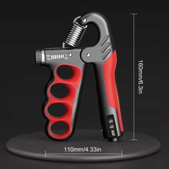 Тренажор за сила на захвата 5-100 кг с механично броенe
