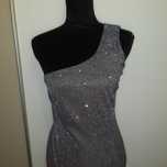Rochie sclipici Revelion/nunta lurex pe un umar Noua