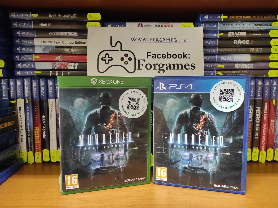 Vindem jocuri PS4 Murdered Soul Suspect PS4 Forgames.ro