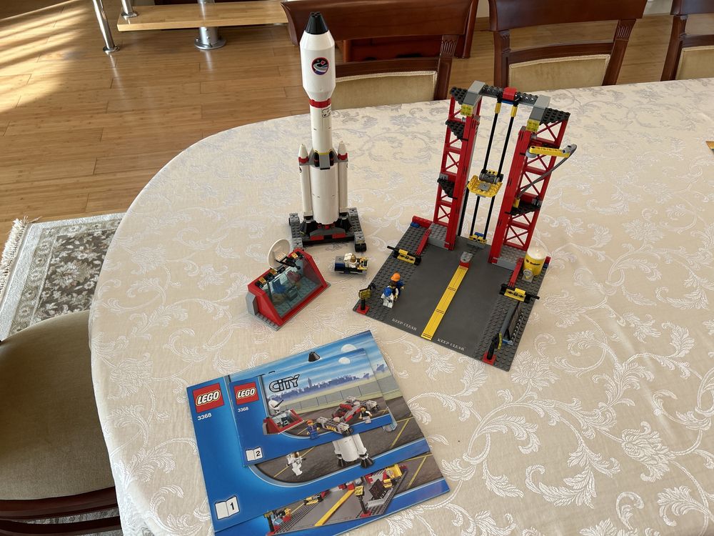 Lego 3368, космическая  ракета и пусковая установка