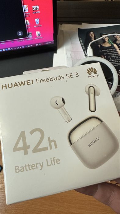 Продавам нови, запечатани безжични слушалки Huawei