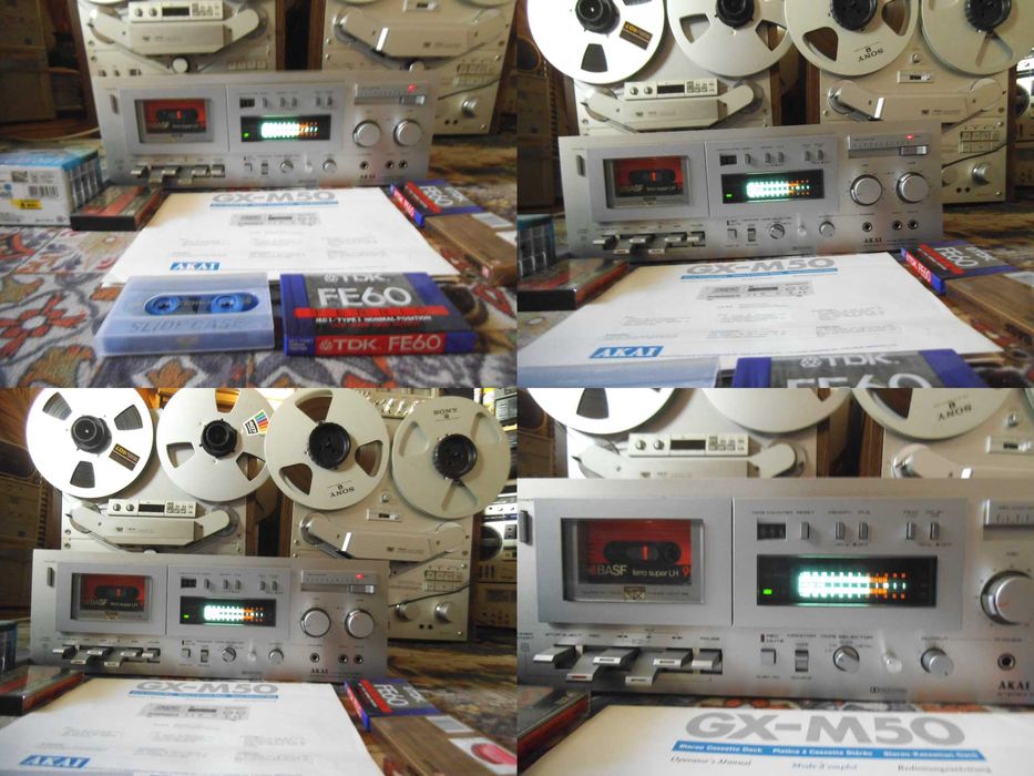 AKAI GX-M50  3-Head Super GX Stereo Cassette Deck