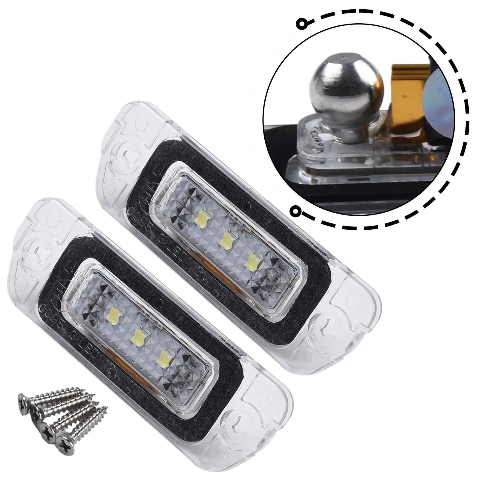 LED плафони за заден номер Mercedes W164 X164 W251 (Canbus).Супер ярки