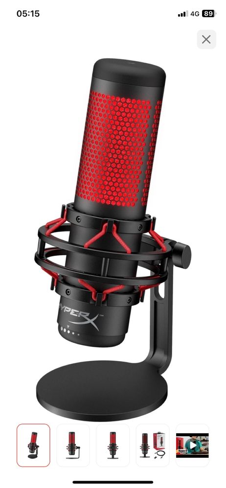 Микрофон HyperX Quadcast