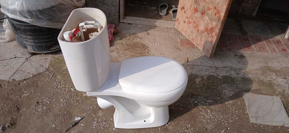 Вактинчалик ишлатиш учун унитаз сотилади. Факат бачогини копкоги йук.