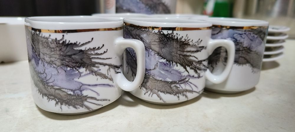 Сервиз за кафе сет 5бр + захарница