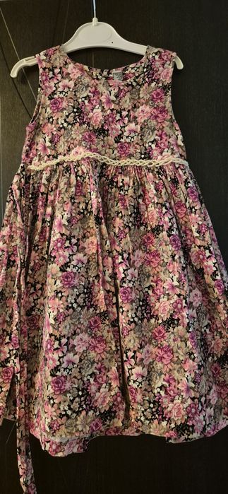 Rochie bumbac fete 4-5 ani