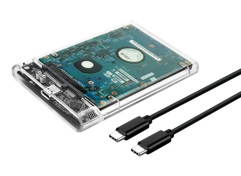 USB 3.1 Внешний корпус для диска 2,5 HDD и SSD. Type-C на Type-C